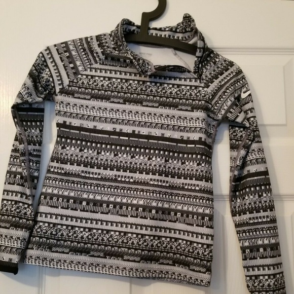 Nike Pro Women Long Sleeve Thermal Guard Spandex - Picture 2 of 3